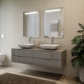 Зеркало для ванной Marsan Martin 90х65 см с LED подсветкой Martin90х65