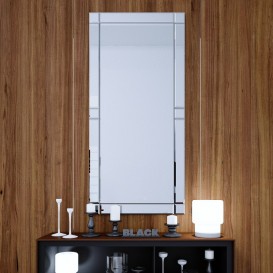 Зеркало для ванной Marsan Merry 75х135 черный Merry75х135черный