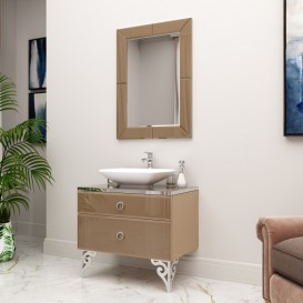 Дзеркало для ванної Marsan Michele 80х60 см капучино Michele80х60cappuccino