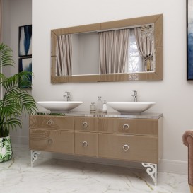 Дзеркало для ванної Marsan Michele 70х95 см капучино Michele70х95cappuccino