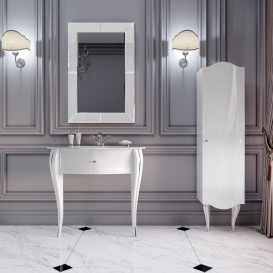 Дзеркало для ванної Marsan Milena 105х75 см білий Milena105х75white