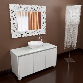 Зеркало для ванной Marsan Penelope 87х112 см белый Penelope87х112white