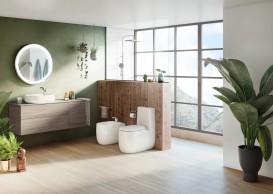 Зеркало для ванной Roca Iridia 50х70 см с круговой LED-подсветкой и системой антизапотевания A812337000