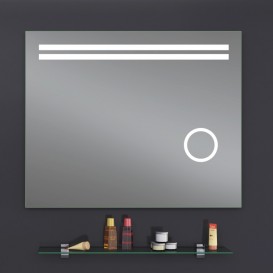 Дзеркало для ванної Sanwerk Lava Della 80х65 см з LED-підсвіткою ZL0000127