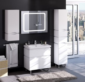 Дзеркало для ванної Sanwerk Lava Хелла 70х65 см з LED-підсвіткою ZL0000154