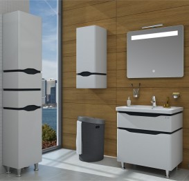 Дзеркало для ванної Sanwerk Lava Рада 70х65 см з LED-підсвіткою ZL0000170