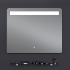 Дзеркало для ванної Sanwerk Lava Рада 80х65 см з LED-підсвіткою ZL0000171