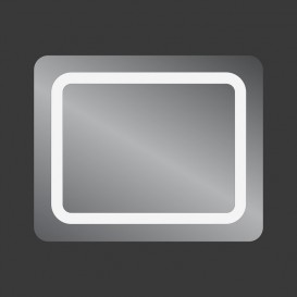 Дзеркало для ванної Sanwerk Lava Вега 100х65 см з LED-підсвіткою ZL0000186