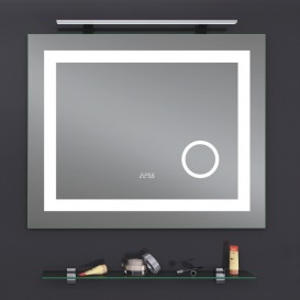 Дзеркало для ванної Sanwerk Ultra Мега 90х65 см з LED-підсвіткою ZU0000137