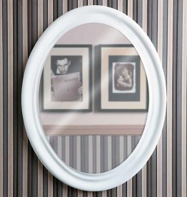 Зеркало для ванной Simas Lante 69,5х90 см белый глянцевый LAS1