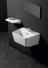 Зеркало для ванной Simas Baden Baden 75,6х37 см белый/серебристо-серый DES2