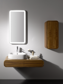 Дзеркало для ванної TOTO NC настінне з підсвічуванням білий MI10018B-WI