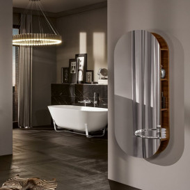 Зеркало для ванной Villeroy & Boch Antheus 60х140 см с полками МДФ американский орех B30600PV