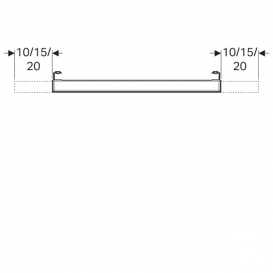 Зеркало Geberit iCon 90х75 см с подсветкой 840790000