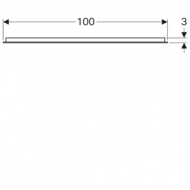Дзеркало Geberit myDay 100х70 см з підсвічуванням 824300000