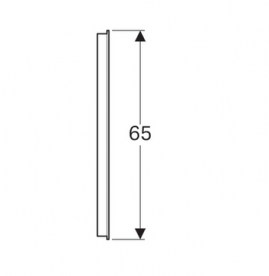 Зеркало Geberit Option Basic 100х65 см подсветка сверху 500.584.00.1