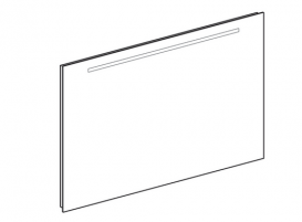 Дзеркало Geberit Option Basic 120х65 см підсвічування зверху 500.585.00.1