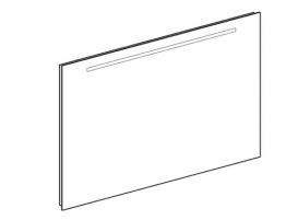 Дзеркало Geberit Option Basic 120х65 см підсвічування зверху 500.585.00.1