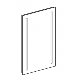 Дзеркало Geberit Option Basic 40х65 см двостороннє підсвічування 500.580.00.1