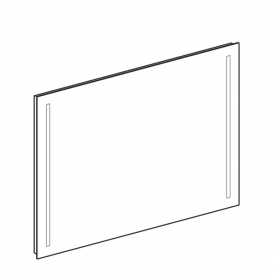 Дзеркало Geberit Option Basic 90х65 см двостороннє підсвічування 500.589.00.1