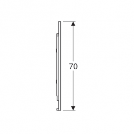 Дзеркало Geberit Option Plus 90х70 см з прямим і фоновим освітленням 501.073.00.1