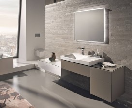 Дзеркало Geberit  Xeno² 120х71см з прямим освітленням і фоновим підсвічуванням 500.519.00.1