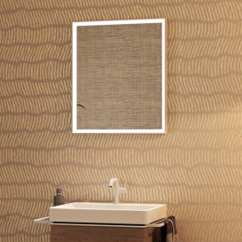 Зеркало Hansgrohe Xarita E 60,6х70,6 см с LED-подсветкой и ИК-датчиком белый матовый 54997700