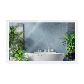 Зеркало Kroner KRP Spiegel HR3-10060 100х60 см с LED-подсветкой и антизапотеванием CV030038