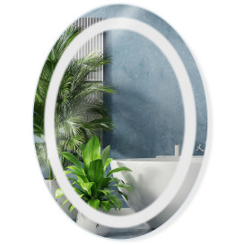 Зеркало Kroner KRP Spiegel VO1-5070 50х70 см с LED-подсветкой и антизапотеванием CV030040