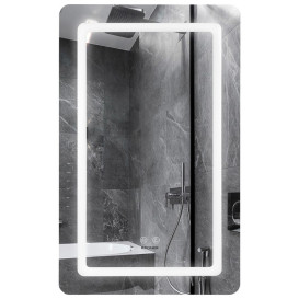 Зеркало Kroner KRP Spiegel VR6-5080 50х80 см с LED-подсветкой и антизапотеванием CV035334