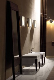 Зеркало напольное в деревянной раме Kerasan Bentley 55х200 см тёмный ясень 918247