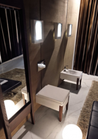 Зеркало напольное в деревянной раме Kerasan Bentley 55х200 см тёмный ясень 918247