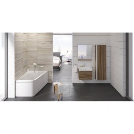 Зеркало настенное прямоугольное Ravak 10° 550 МДФ темный орех X000000850