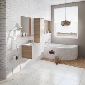 Дзеркало настінне Ravak Rosa II 600 з поличкою прямокутне капучино X000000932