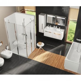 Зеркало настенное с подсветкой Ravak Chrome 700 прямоугольное белое X000000548