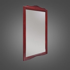 Зеркало настенное в деревянной раме Kerasan Retro 63х116 см бордо 731353