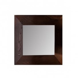 Зеркало настенное в деревянной раме Kerasan Bentley 80х80 см тёмный ясень 917947