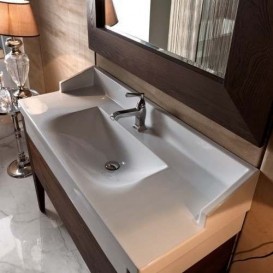 Зеркало настенное в деревянной раме Kerasan Bentley 80х120 (120х80) см тёмный ясень 918147