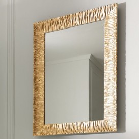Зеркало настенное в раме Kerasan Retro 100х100 см золото 736403