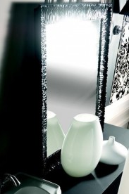 Дзеркало настінне в рамі Kerasan Retro 70х100 см чорний глянсовий 736501