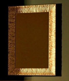 Дзеркало настінне в рамі Kerasan Retro 70х100 см золото 736503