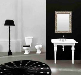 Зеркало в ванную комнату ArtCeram Italiana 70х90 см золото ACS002 73