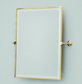 Зеркало в ванную комнату ArtCeram Victoria 61х65 см золото HEA034 73