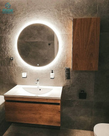 Дзеркало у ванну кімнату Fancy Marble Samedi Ø70 см зі світлодіодним підсвічуванням Samedi 700