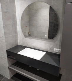 Дзеркало у ванну кімнату Fancy Marble Saona 85 см зі світлодіодним підсвічуванням Saona 850