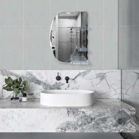 Зеркало в ванную комнату Kroner KRM Belantis-ACS705 48х67,5 см с тремя полками CV022929