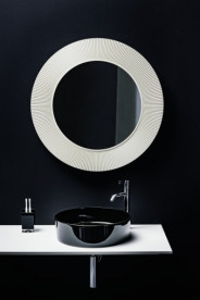 Зеркало в ванную комнату Laufen Kartell All saints Ø78 см пластик белый H3863310900001