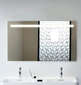 Зеркало в ванную комнату Laufen Leelo 120 см с LED-подсветкой включение от общего выключателя H4476719501441