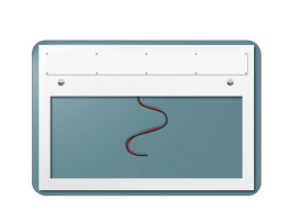Зеркало в ванную комнату Мойдодыр Baki 120x80 см с LED подсветкой 00-0009334