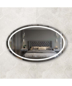 Зеркало в ванную комнату Мойдодыр Magda 110x70 см S с LED подсветкой с сенсором 00-0006336